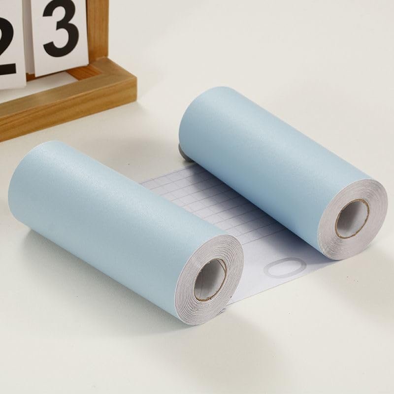 Dostear Self-Adhesive Border for Kids' Rooms, Living Rooms and Bathrooms, Sky Blue, 30 cm x 500 cm