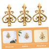 HYTROVE 12-Piece Aluminum Alloy Metal Fence Finials, Decorative Spikes for Fence Posts, Replacement Parts for Garden and Yard Décor view 3