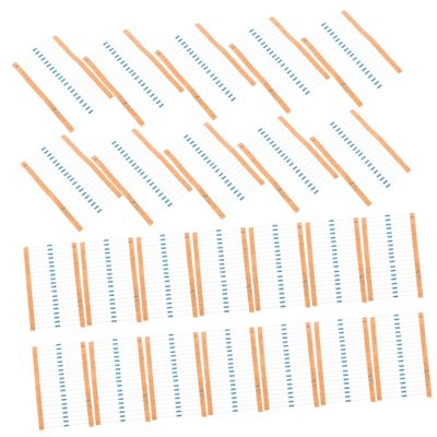 600-Piece Five-Band Metal Film Resistor Set, 1/4 W, 1%