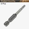 QUARKZMAN 5-Piece T15 Torx Bit Set, 1/4-Inch Hex Shank, 50 mm, Magnetic view 3