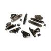 6-Piece Vintage Antique Brass Bronze Toggle Latch Hasps with Screws, B 28 x 23 mm view 4