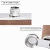 Personalized Flask Gift Set for Men, 8 oz, 304 Stainless Steel, Engraved Golf Symbol, Brown view 3