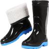 KIJyfgTR Men's Fishing Hip Waders, 30 cm Knee Height, Warm Winter Outdoor Farm Rain Boots, EU 42 view 1