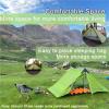 3F UL Gear Lanshan 1/2 Ultralight Backpacking Tent, 759.8 g, 15D Silicone Fabric, 5000+ mm Waterproof, 3/4-Season, 1/2-Person, Khaki view 2