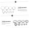 PRETYZOOM 80-Piece Stainless Steel Crimp Hose Clamp Set view 3