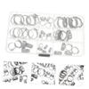 PRETYZOOM 80-Piece Stainless Steel Crimp Hose Clamp Set view 4