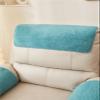 Miecoae Armrest and Headrest Cover for Couch or Sofa, Aquablue, No Pocket view 4