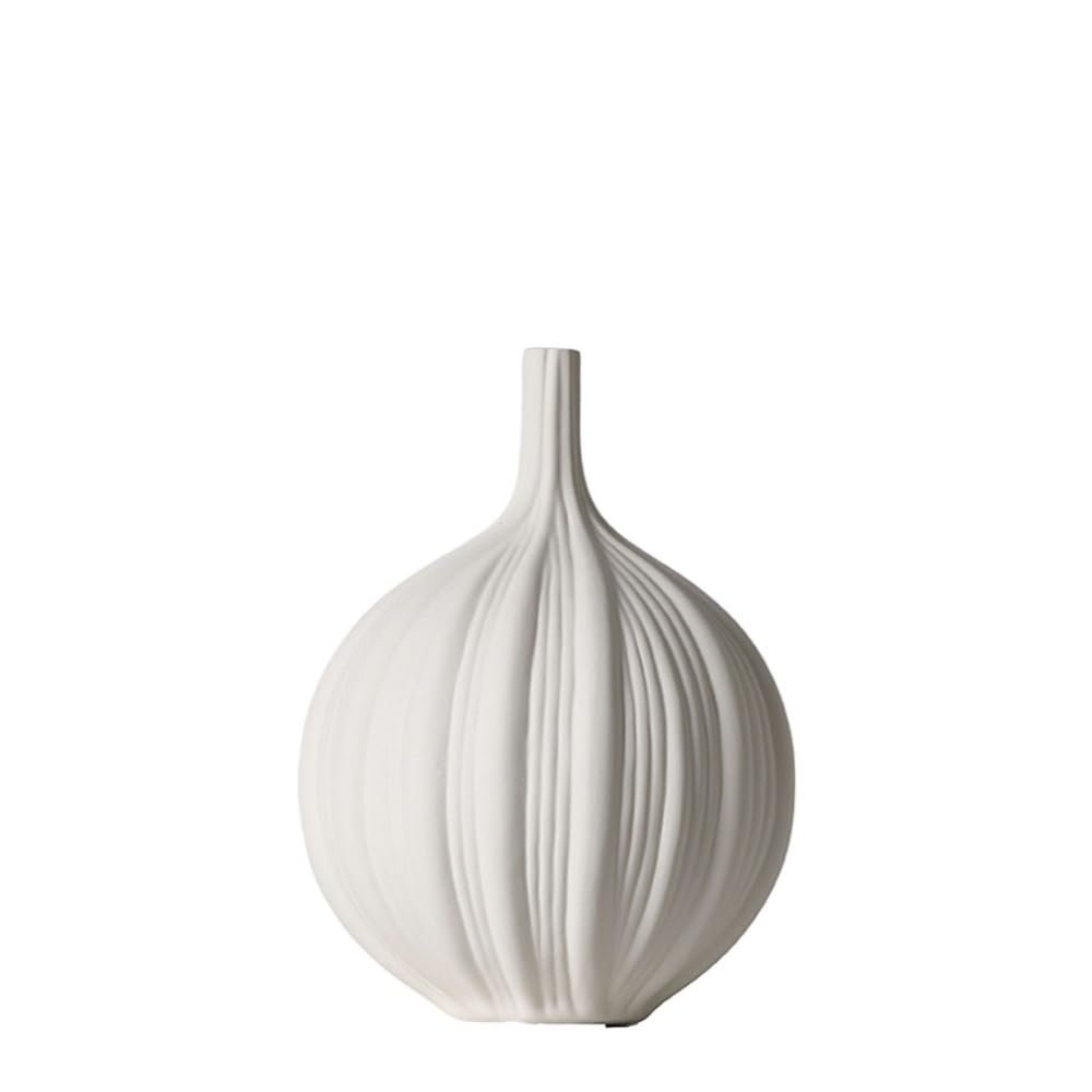 RUNZE765Z Vintage Cream Ceramic Vase, Small