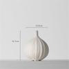 RUNZE765Z Vintage Cream Ceramic Vase, Small view 2