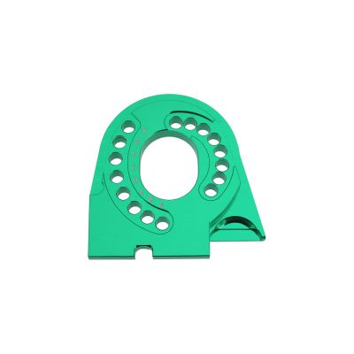 eMagTech Aluminum Motor Mount Plate Compatible with Traxxas 1/10 RC Crawler Cars (Green)