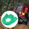 eMagTech Aluminum Motor Mount Plate Compatible with Traxxas 1/10 RC Crawler Cars (Green) view 3