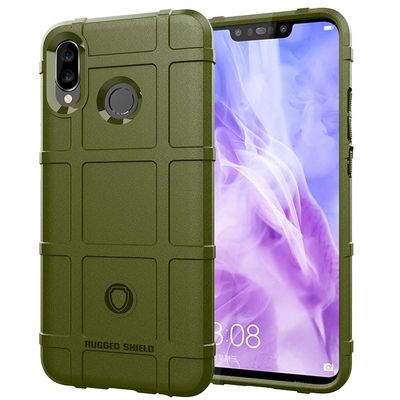 Jiajihua Case Compatible with Huawei Nova 3, Shockproof Anti-Drop TPU Soft Case, Green