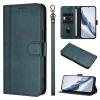 Samsung Galaxy S23 PU Leather Flip Case with Screen Protector, Stand and Card Holder, Green view 1
