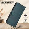 Samsung Galaxy S23 PU Leather Flip Case with Screen Protector, Stand and Card Holder, Green view 3