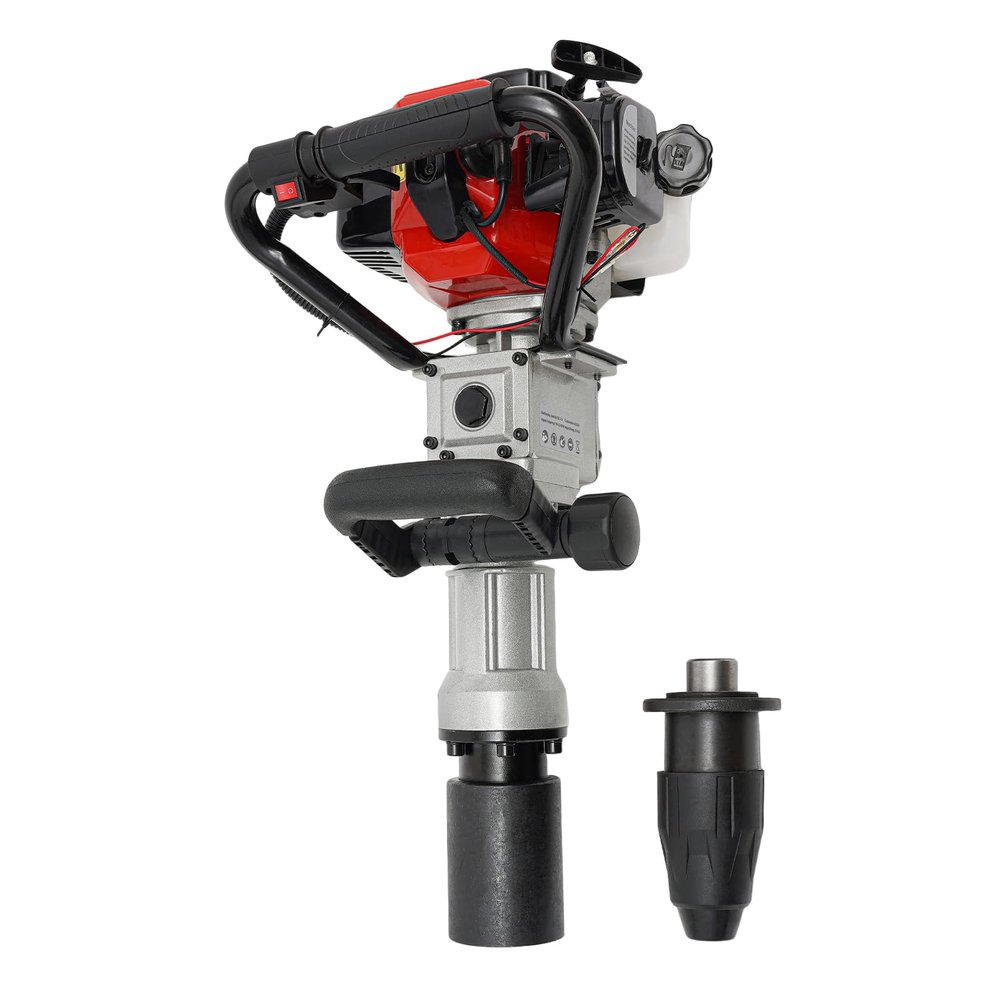 Ecoggeder 32.7cc 2-Stroke Gas-Powered Post Driver, 1000W