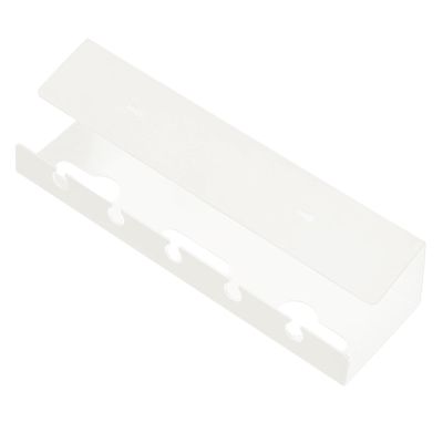 Under-Desk Cable Management with Adhesive Mounting, No Drilling