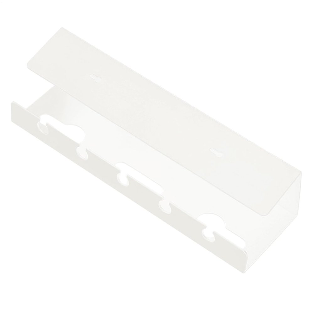 Under-Desk Cable Management with Adhesive Mounting, No Drilling
