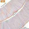 GORGECRAFT Pleated Ruffled Lace Trim, Camel, 9 m x 12.7 cm view 2