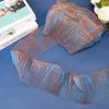 GORGECRAFT Pleated Ruffled Lace Trim, Camel, 9 m x 12.7 cm view 3