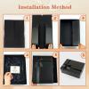 Large Foldable Cardboard Gift Box with Lid, 28 x 20 x 9 cm, Black view 4