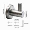 pangutheos 2-Pack Coat Hooks, Drill-Mount Towel Hooks view 2