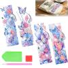 CAYUDEN 5D Diamond Painting Stitch Bookmark Kit for Kids, 4-Piece Butterfly DIY Set, Ages 6–10 view 1