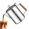 Kasmole Vintage Stainless Steel Camping Coffee Maker view 1