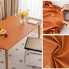 Morbuy Orange Washable Tablecloth for Dining Table, Waterproof and Stain-Resistant, 90 x 140 cm view 1