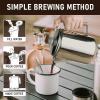 Vintage Portable Stainless Steel Coffee Percolator view 2