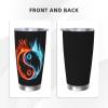 WSHFFILO Water and Fire Tai Chi Stainless Steel Car Mug, 590 ml view 3