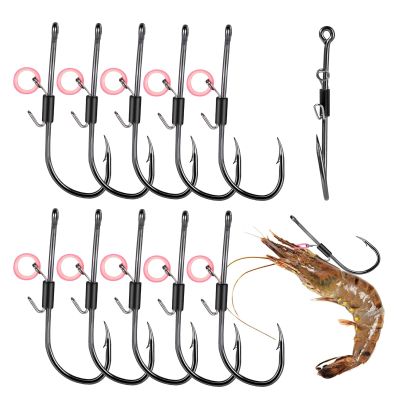 Perch Fishing Hooks, 10-Piece Set for Trout and