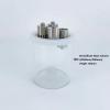 EKFBQBGW 3-Inch Bubble Plate Set, 304 Stainless Steel with Sule Borosilicate Glass and Double Card-Slot Gasket view 3