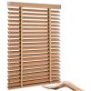 Generic Real Wood Blinds, Dark Carbonized, 90W x 220H cm view 1