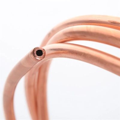 Soft Red Copper Tube Coil, 5 m × 6 mm × 0.8 mm