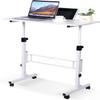 KLSMYHOKI Height-Adjustable Standing Desk with Wheels view 1
