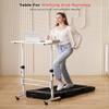KLSMYHOKI Height-Adjustable Standing Desk with Wheels view 4