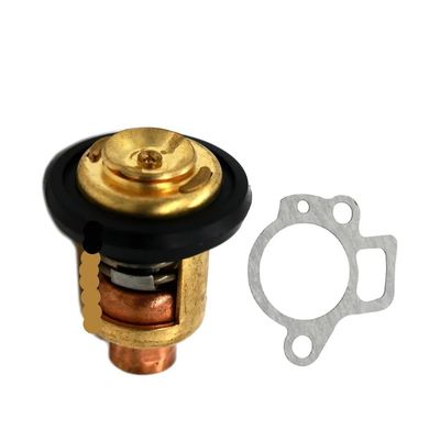 RJXDUPHT Thermostat 66M-12411-00, 6G8-12411 with Gasket 62Y-12411-A1, Compatible with 4-Stroke Engines from 2.5 HP to 80 HP