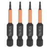 QUARKZMAN 4-Piece H1.5 Metric Hex Bit Set, 1/4-Inch Shank, 50 mm, Magnetic view 1