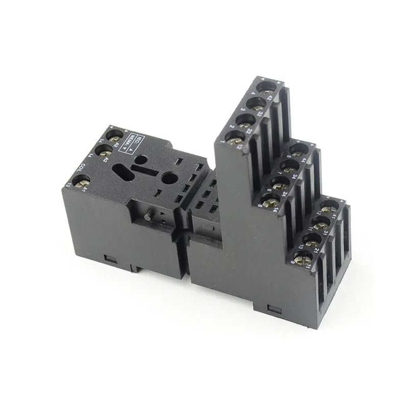 DQFOCPHHAA 18F-4Z-C5 14-Pin Relay Socket Base for MY4, HH54P, H3Y-4
