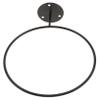 BESTonZON Black Metal Wall-Mounted Ball Rack for Basketball and Soccer view 1