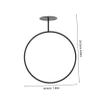 BESTonZON Black Metal Wall-Mounted Ball Rack for Basketball and Soccer view 2