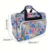ENWWCH Sewing Machine Bag with Shoulder Strap, Brown view 2