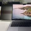 Laptop Privacy Screen - Magnetic Anti-Spy Film with Blue Light Filter view 2