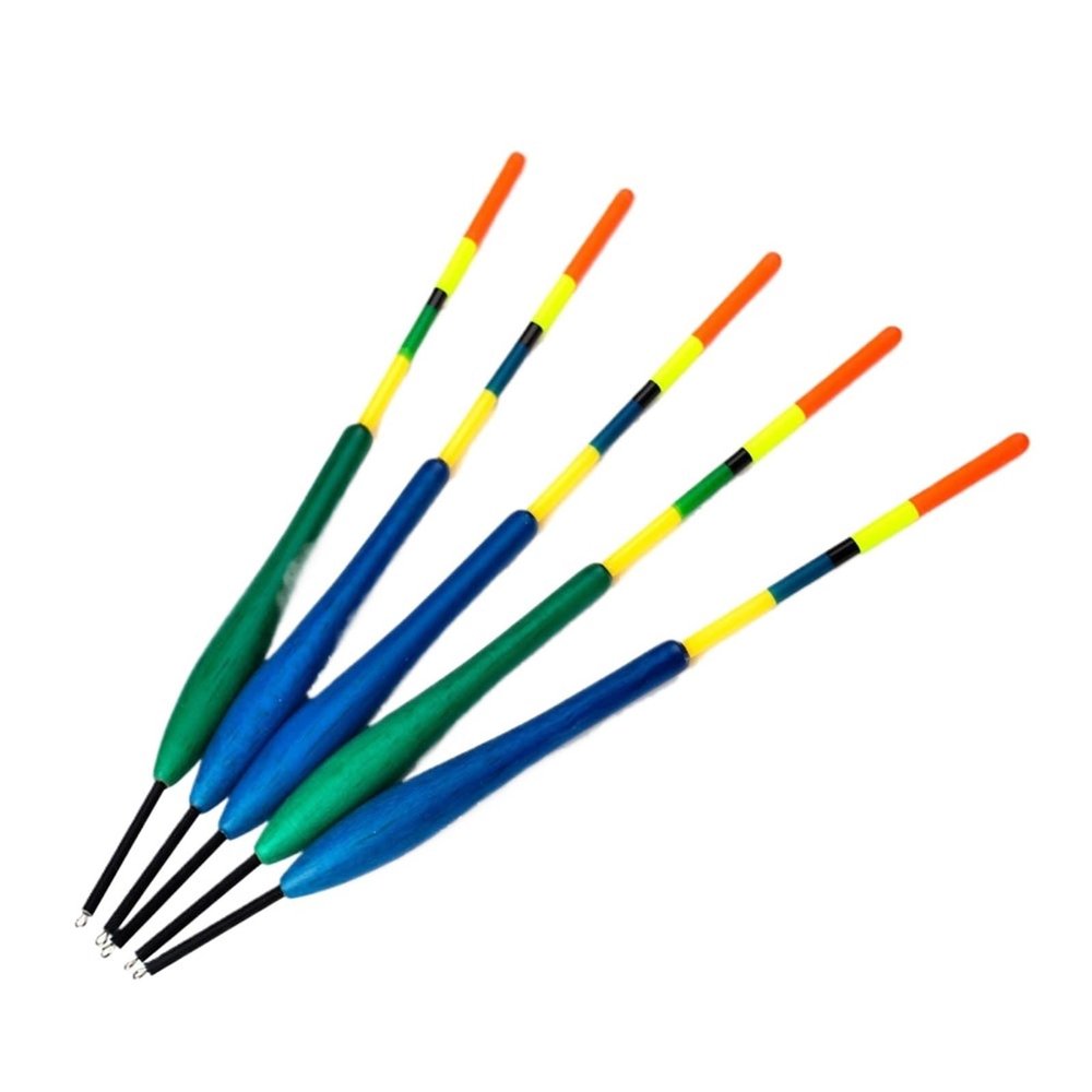 LCKKJHG 5-Piece Fishing Bobber Set, 20.5–22 cm, Assorted Colors, 3 g