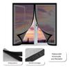 Magnetic Insect Screen for Windows, 85 x 105 cm, No-Drill, Self-Closing, Black view 3
