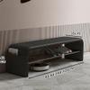 ZYFBD Armless Mid-Century Modern Upholstered Bench for Entryway, Dining Room, Living Room, and Kitchen view 2