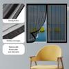 Insect Screen for Windows, 135 x 135 cm, No Drilling, Gray view 2