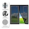 Insect Screen for Windows, 135 x 135 cm, No Drilling, Gray view 3