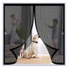 Magnetic Insect Screen for Balcony Doors, 148 x 125 cm, Adjustable, Black view 1