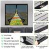 Magnetic Insect Screen for Balcony Doors, 148 x 125 cm, Adjustable, Black view 2